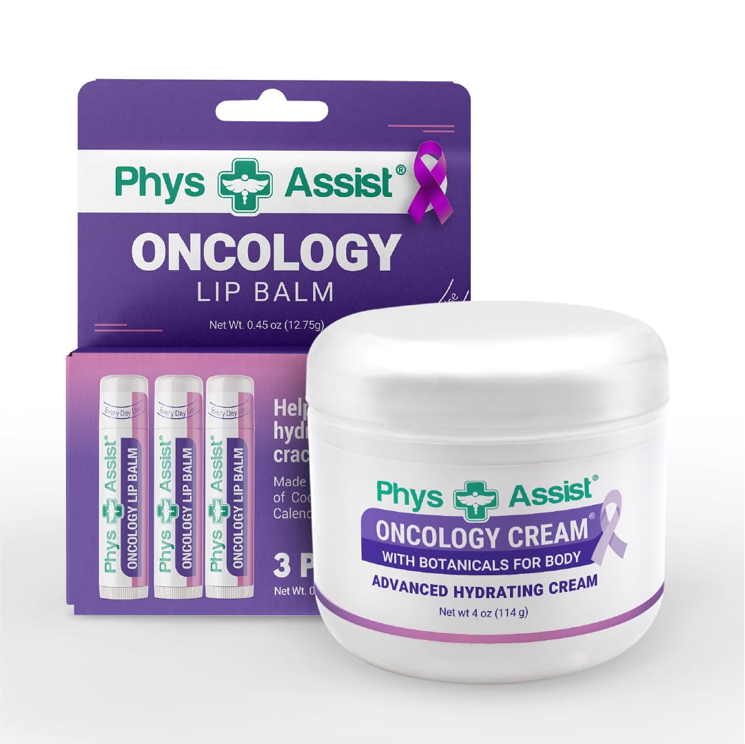 PhysAssist Oncology Cream ingredients with lavender, calendula, peppermint support calming botanicals.