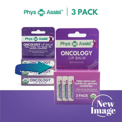 PhysAssist Oncology Lip Balm being opened for easy lip application