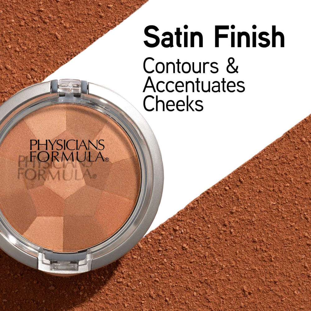 Physicians Formula blush brush swatch demonstrates smooth blendable color