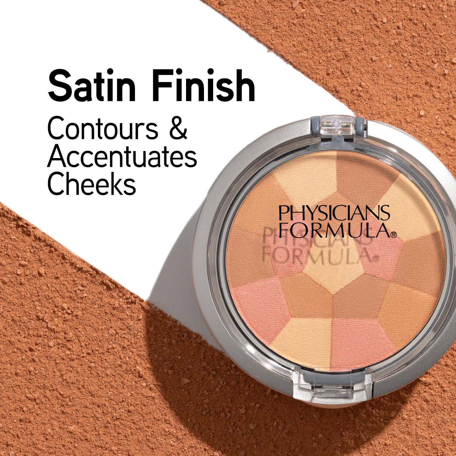 Physicians Formula blush colors mosaic swirl demonstrates versatile day-to-night shade options.