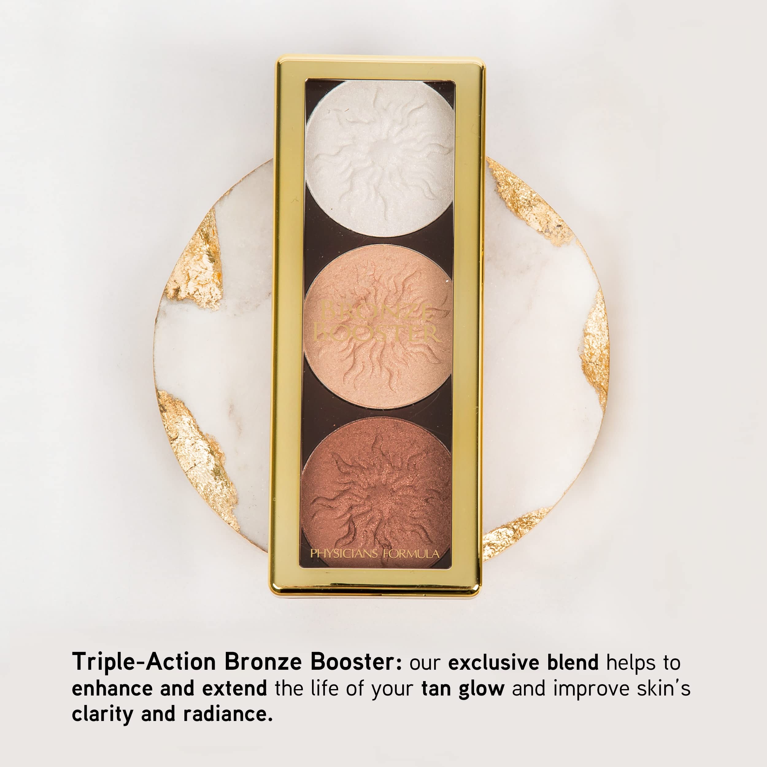 Physicians Formula Bronze Booster closeup matte shade with smooth finish