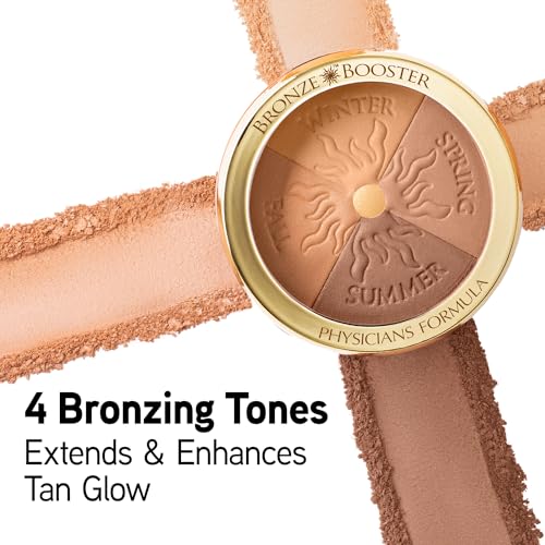 Physicians Formula Bronze Booster bronze powder collection shows blendable tones for lasting bronze.