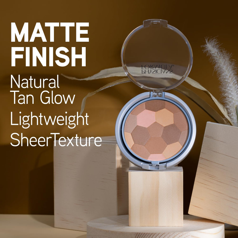 Physicians Formula Bronzer Brush included enables precise, natural-looking contour and blend.