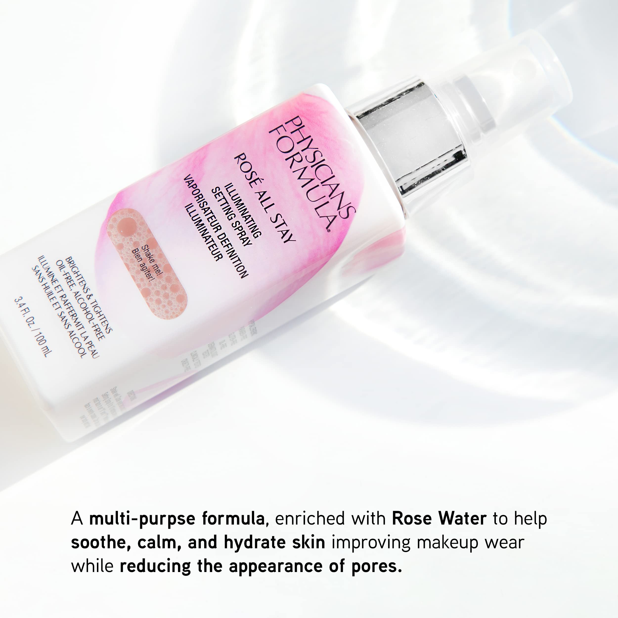 Physicians Formula dermatologist-tested packaging shown for credibility and care.
