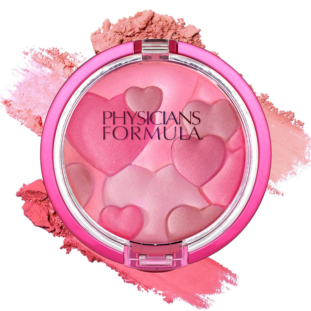 Physicians Formula Happy Booster blush rose swatch for radiant glow