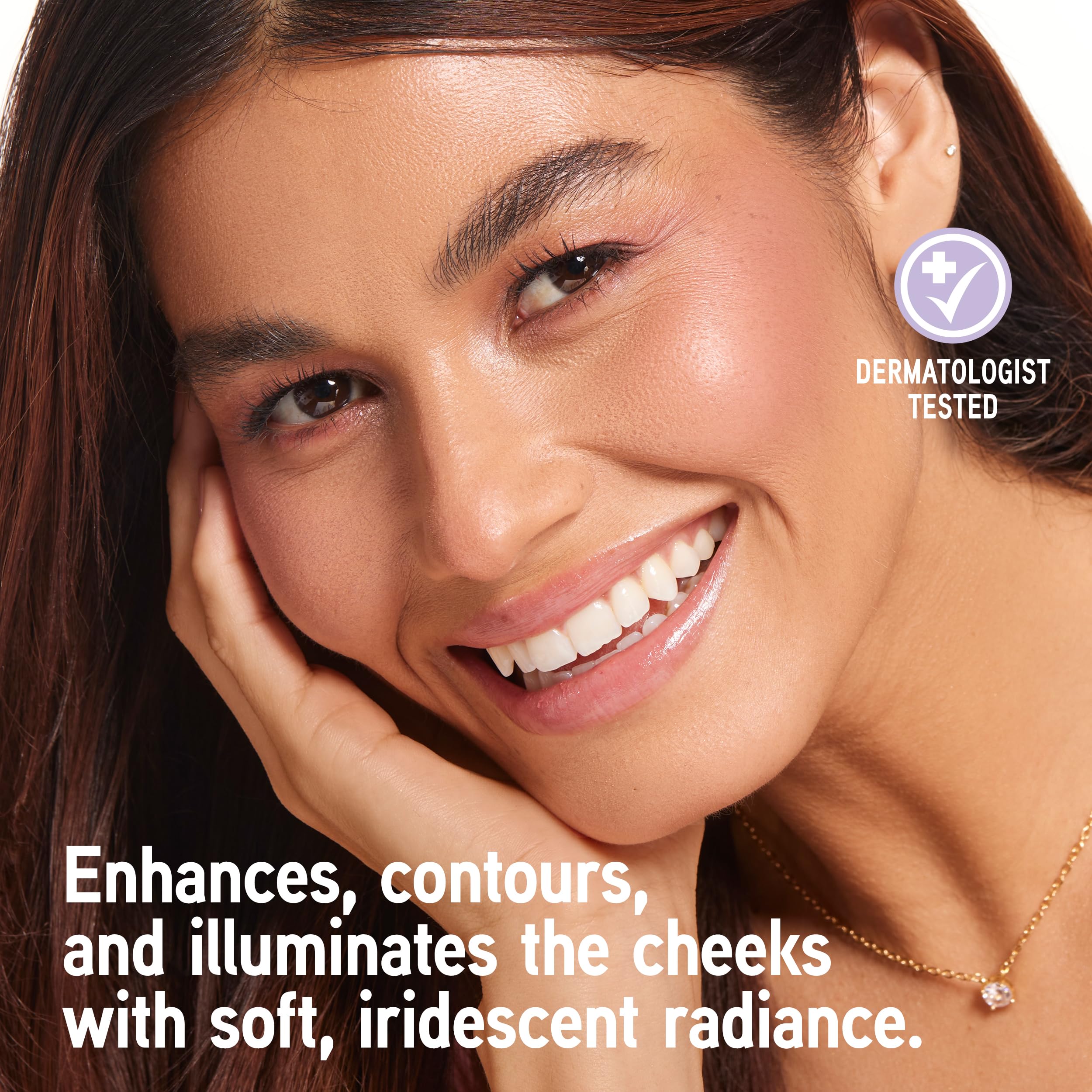 Physicians Formula Happy Booster iridescent pearls highlight cheeks softly