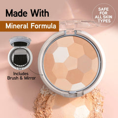 Physicians Formula hypoallergenic beige powder provides gentle daily coverage.