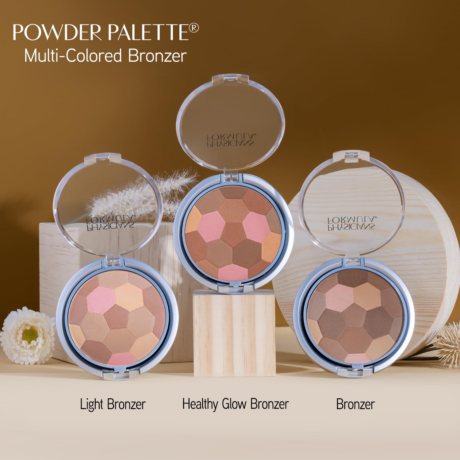 Physicians Formula hypoallergenic label on packaging highlights sensitive-skin suitability.