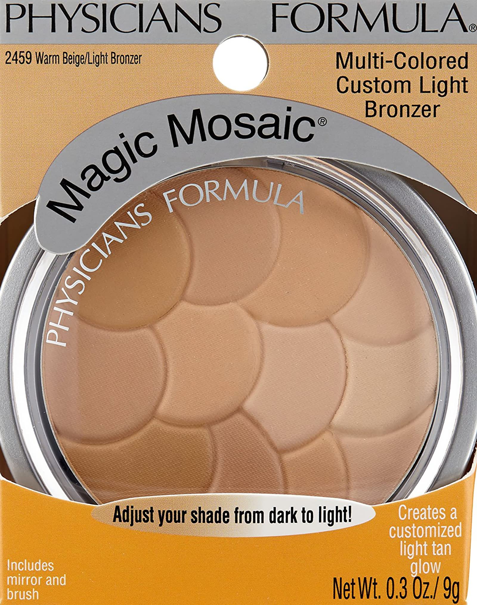 Physicians Formula Magic Mosaic warm beige shade provides natural, everyday radiance.