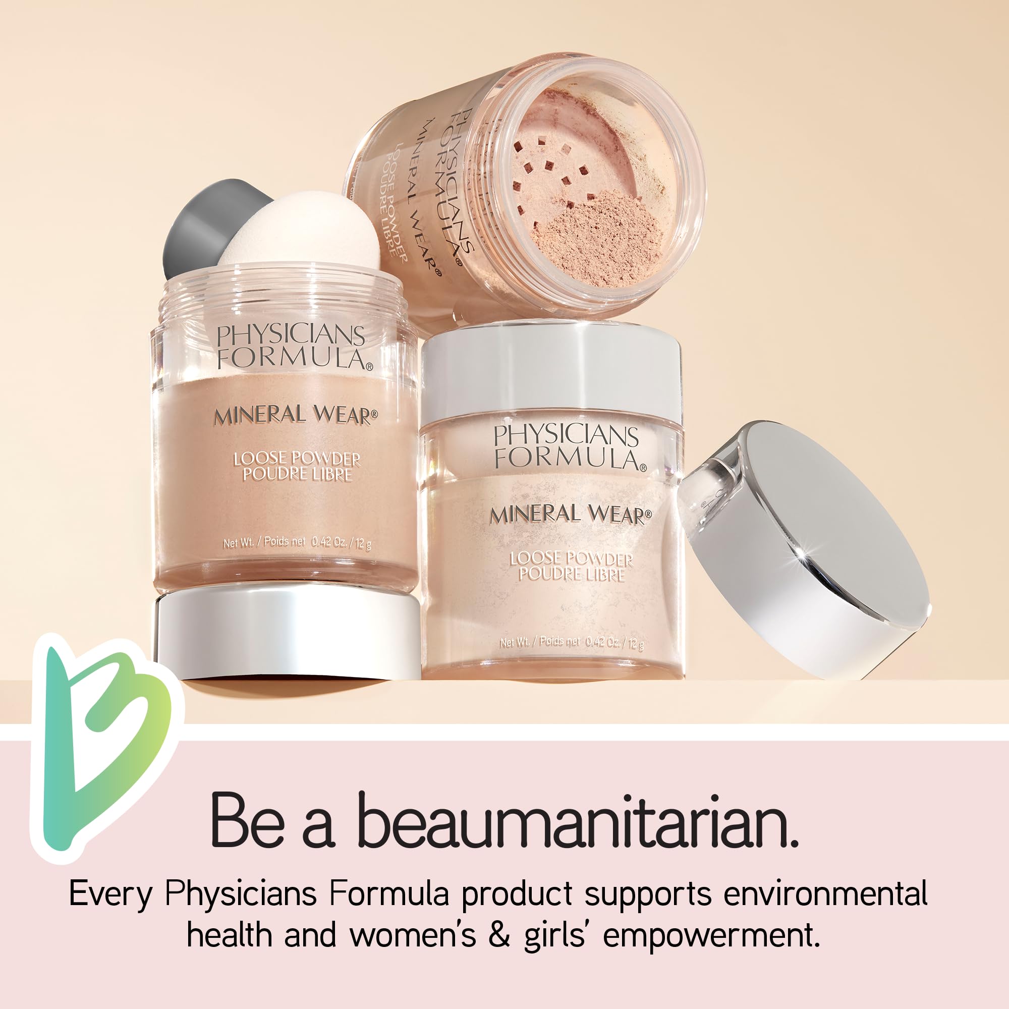 Physicians Formula Mineral Wear close-up texture reveals breathable, talc-free formula for comfortable wear