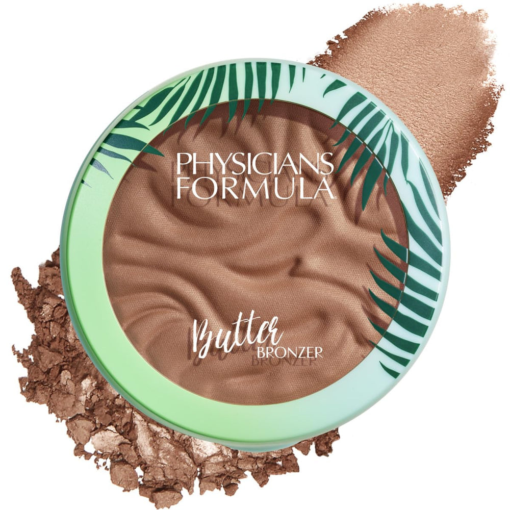 Physicians Formula Murumuru Butter Bronzer deep swatch adds a warm sun-kissed glow.
