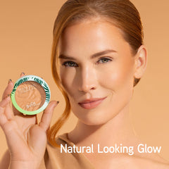 Physicians Formula Murumuru Butter Bronzer tropical glow on skin enhances radiance and nourishes complexion.