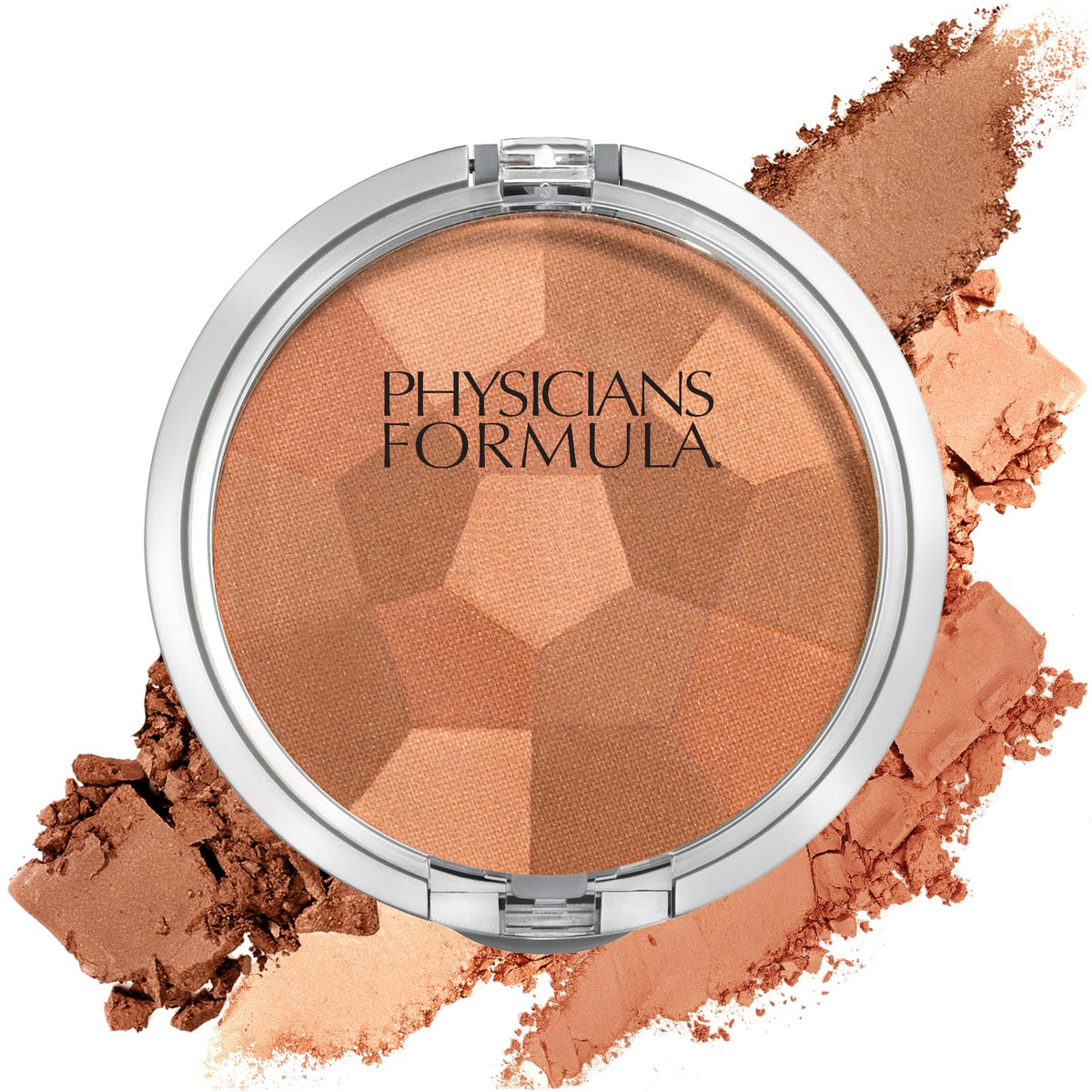 Physicians Formula Powder Palette Multi-Colored Blush close-up showing silky-soft natural flush
