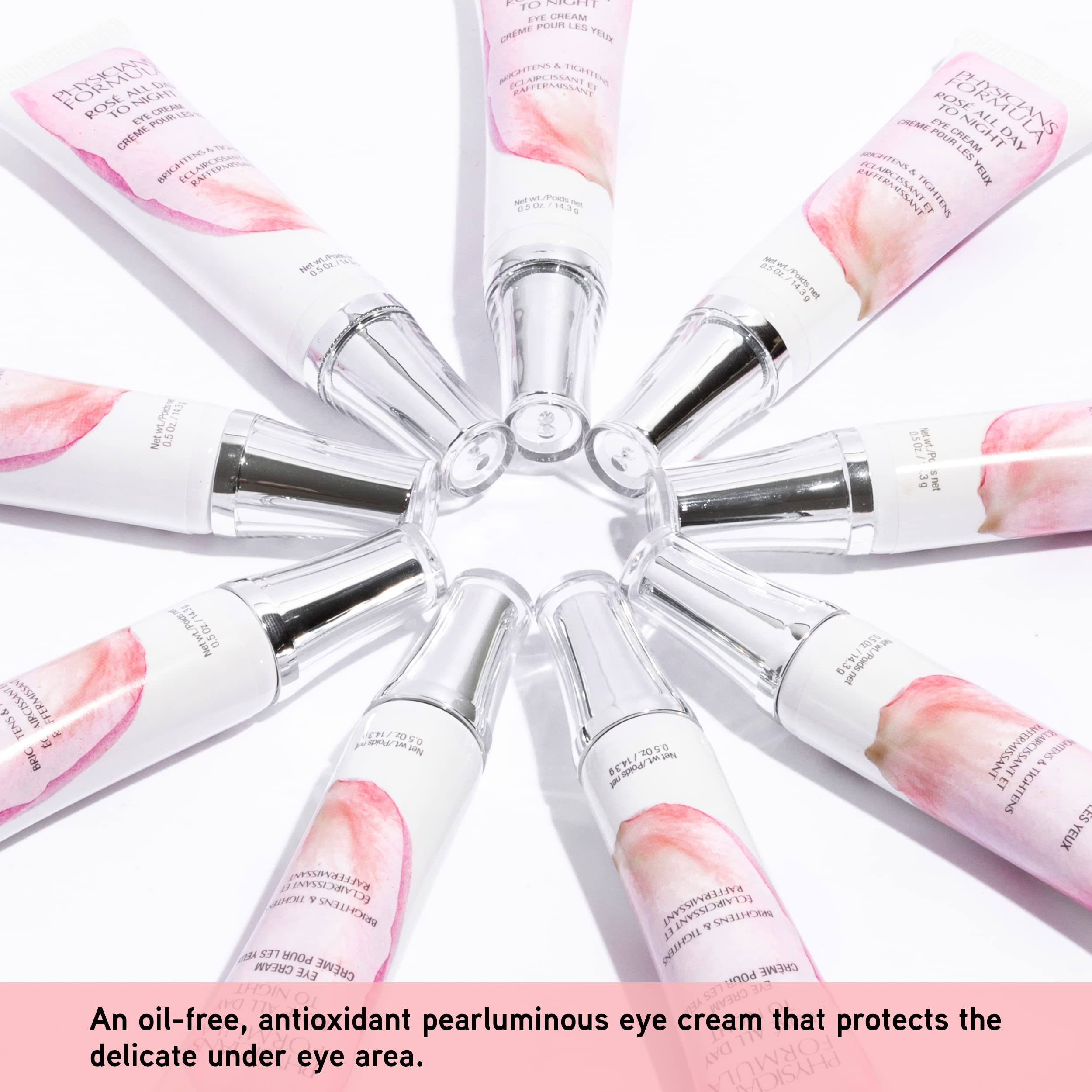 Physicians Formula Rosé All Day Eye Cream Goji antioxidant-rich component highlight