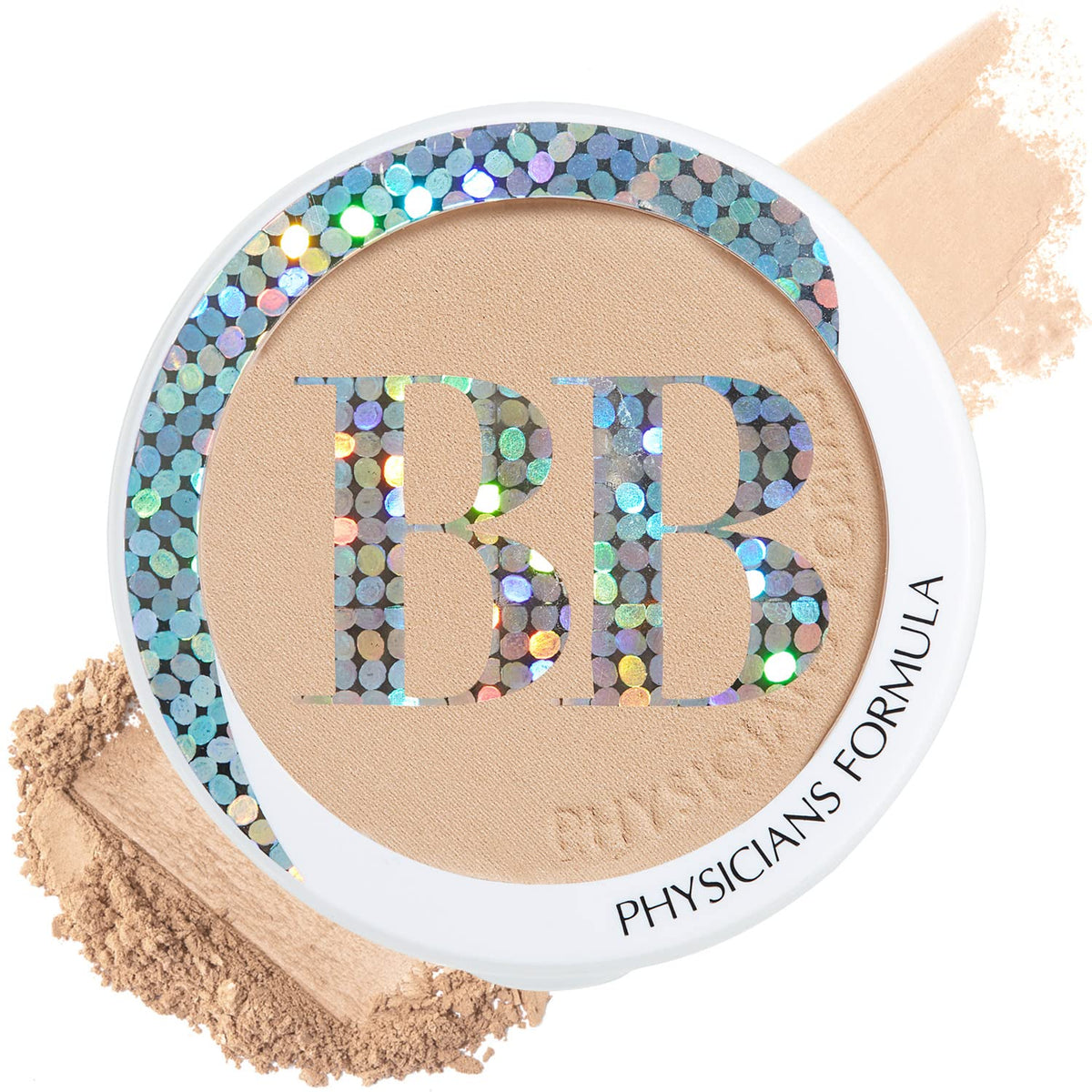 Physicians Formula Super BB Cream all-in-1 Beauty Balm Powder Light/Medium compact for on-the-go smoothing