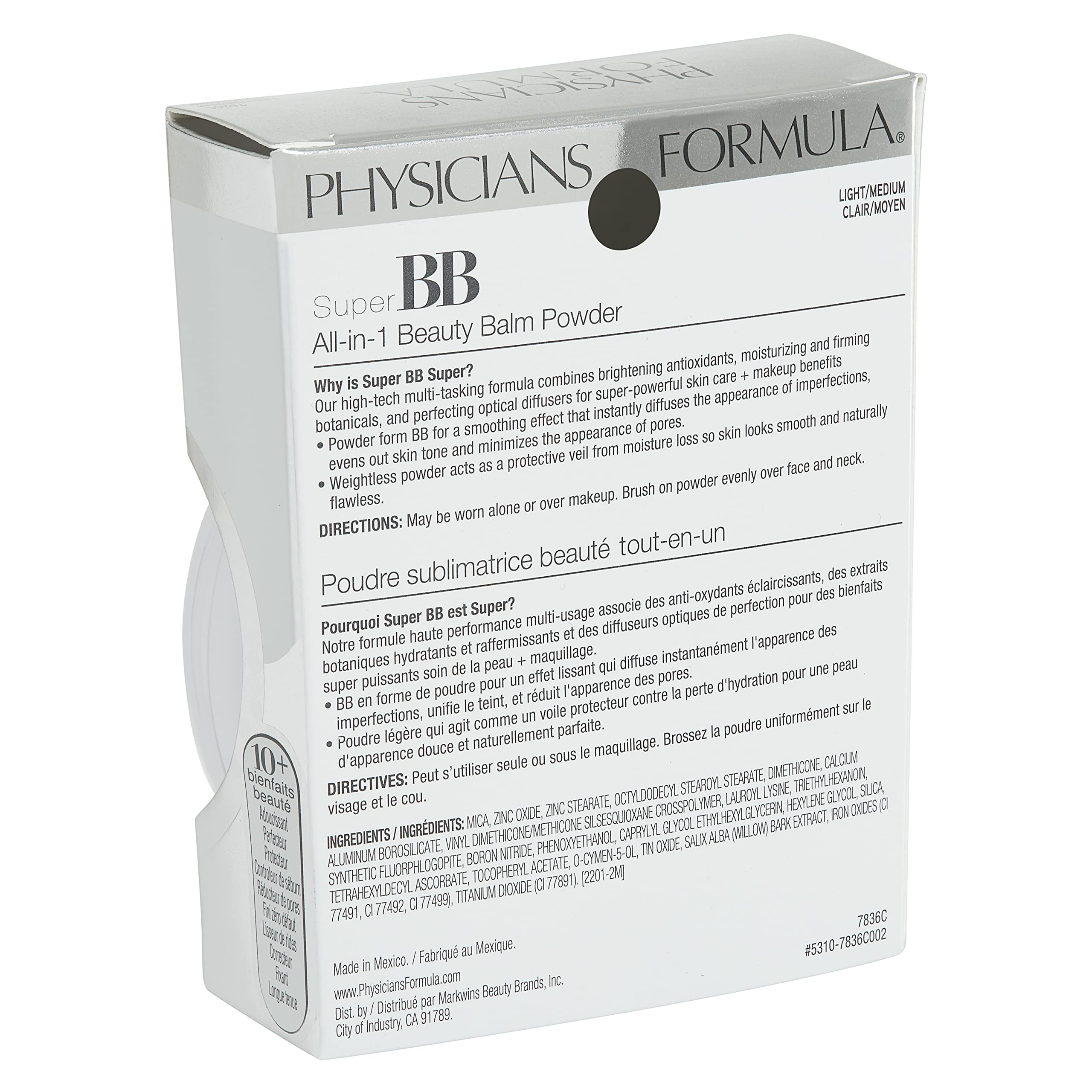 Physicians Formula Super BB Cream paired with Concealer & Cream for enhanced wear