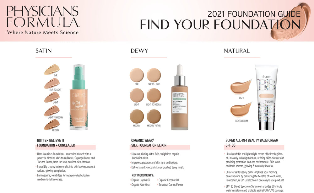 Physicians Formula Super BB Cream fragrance-free design for sensitive skin.