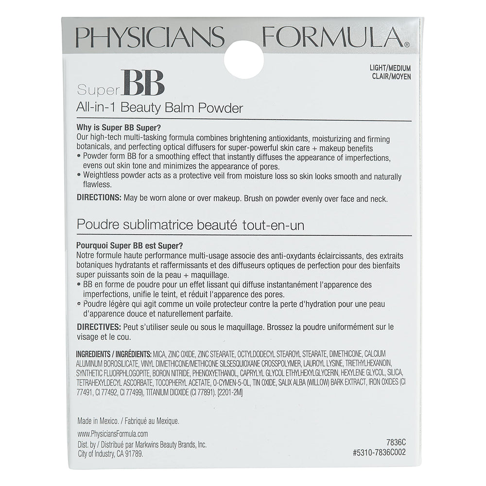 Physicians Formula Super BB Cream sensitive-skin friendly formula for comfortable wear