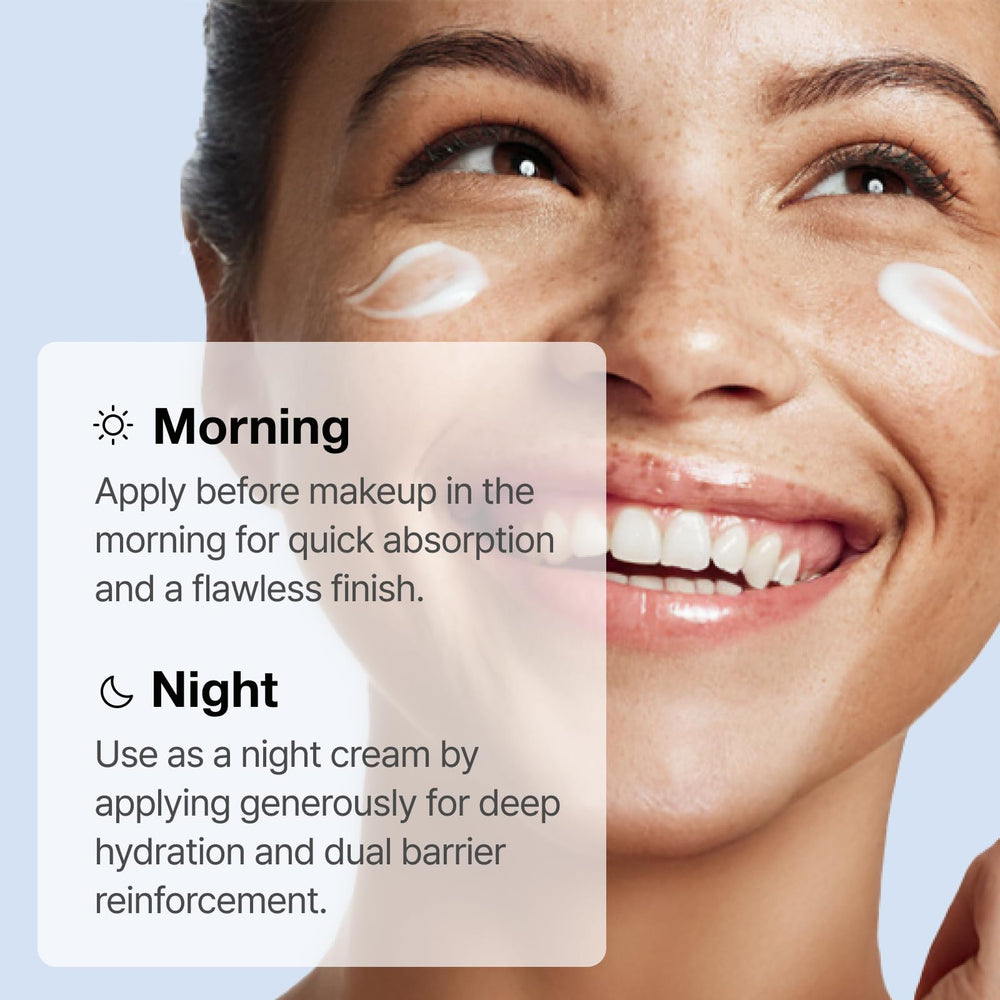 PHYSIOGEL DMT regenerative cream packaging highlights ceramide and squalane ingredients