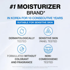 PHYSIOGEL facial moisturizer bottle with pump demonstrates easy, fragrance-free application