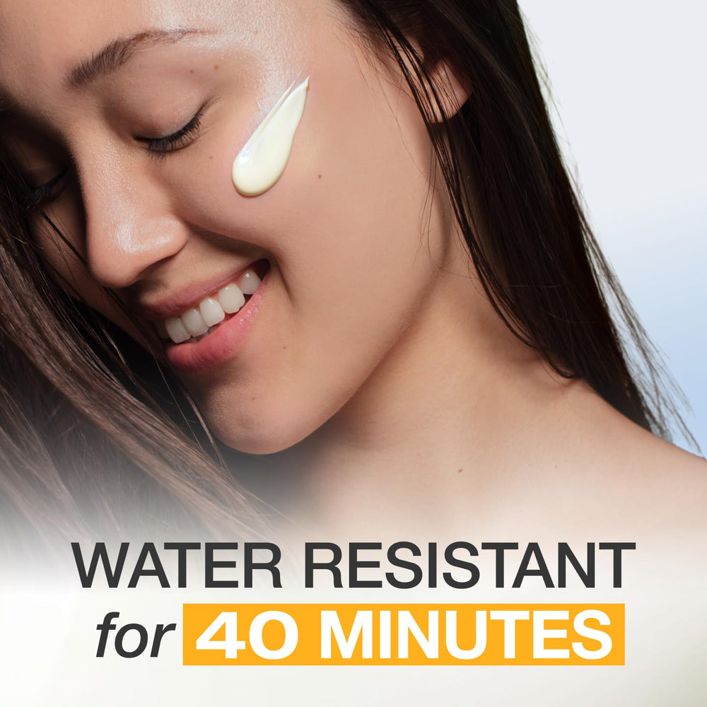Physiogel water-resistant icon signals 40 minutes of activity-ready protection.
