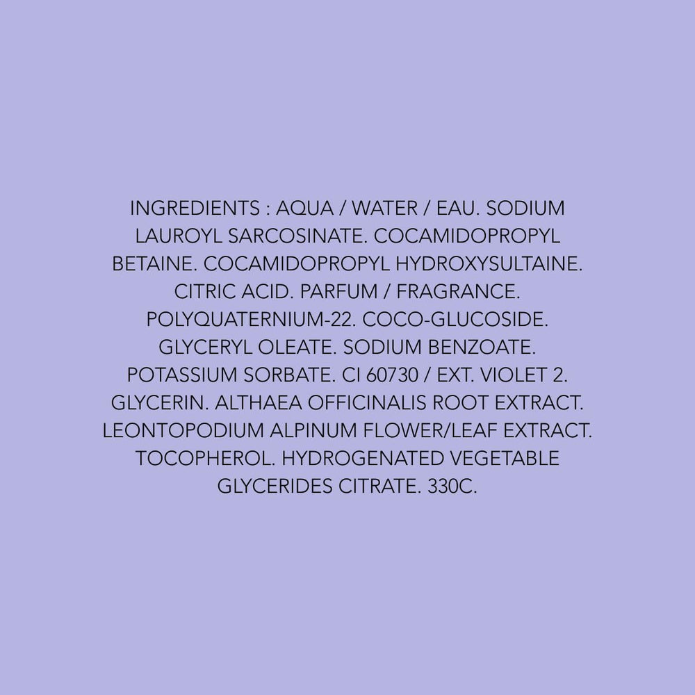 PHYTO Purple No Yellow Shampoo radiant white hair highlights.