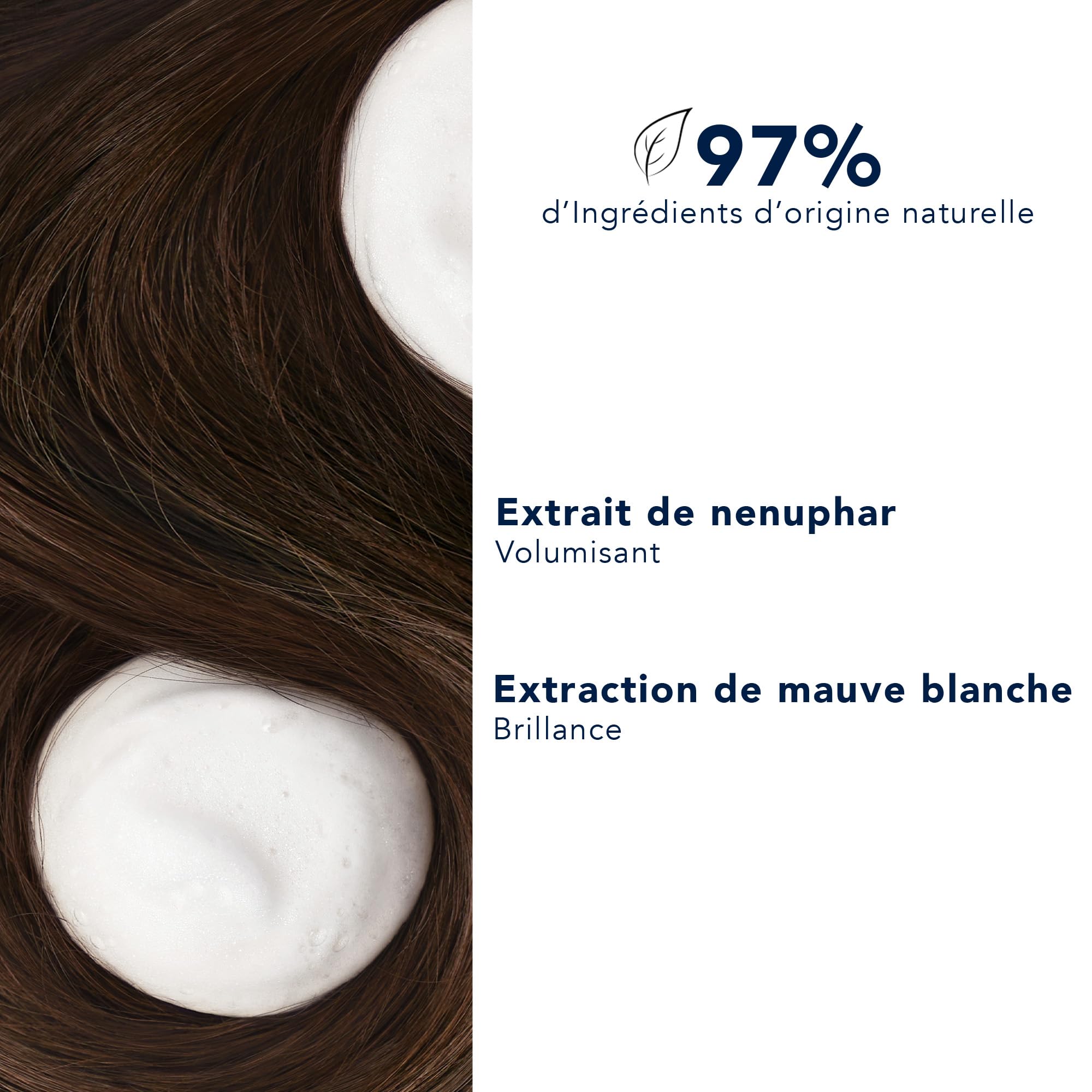 PHYTO Volume Conditioner application in hands demonstrates smooth distribution for styling prep.