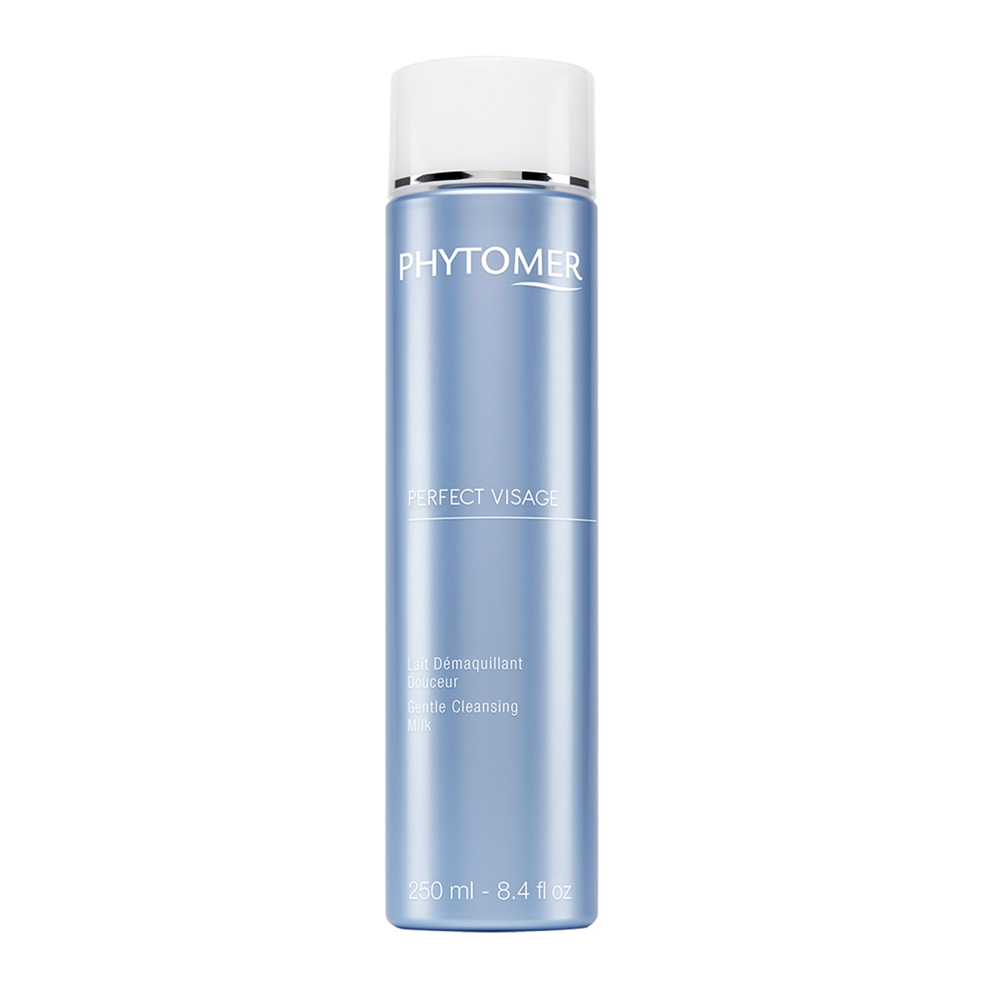 Phytomer Perfect Visage Gentle Cleansing Milk packaging highlights sustainable design for daily cleansing.