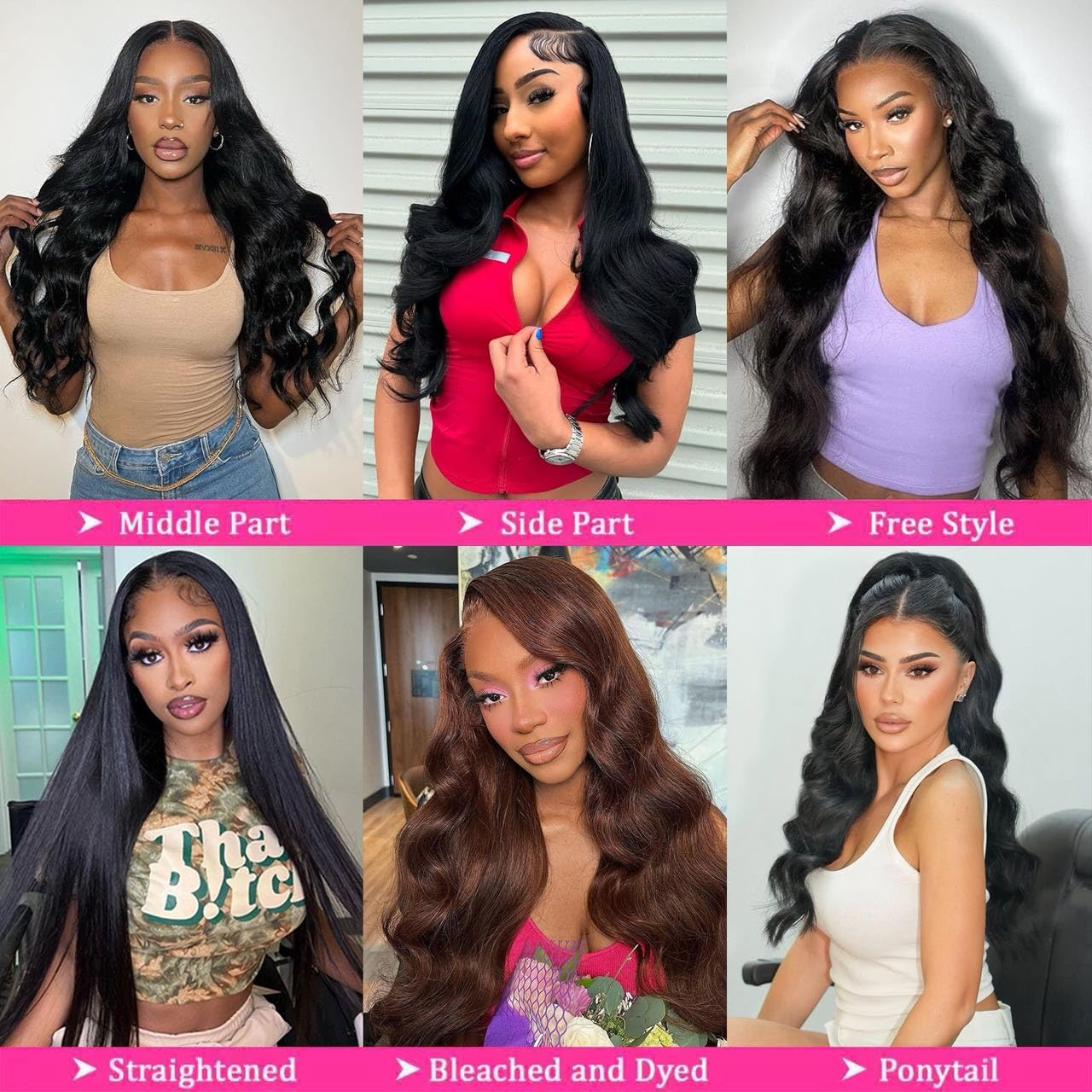 PIAPIA 16A body wave bundle length 24 inch measured for lasting fullness.