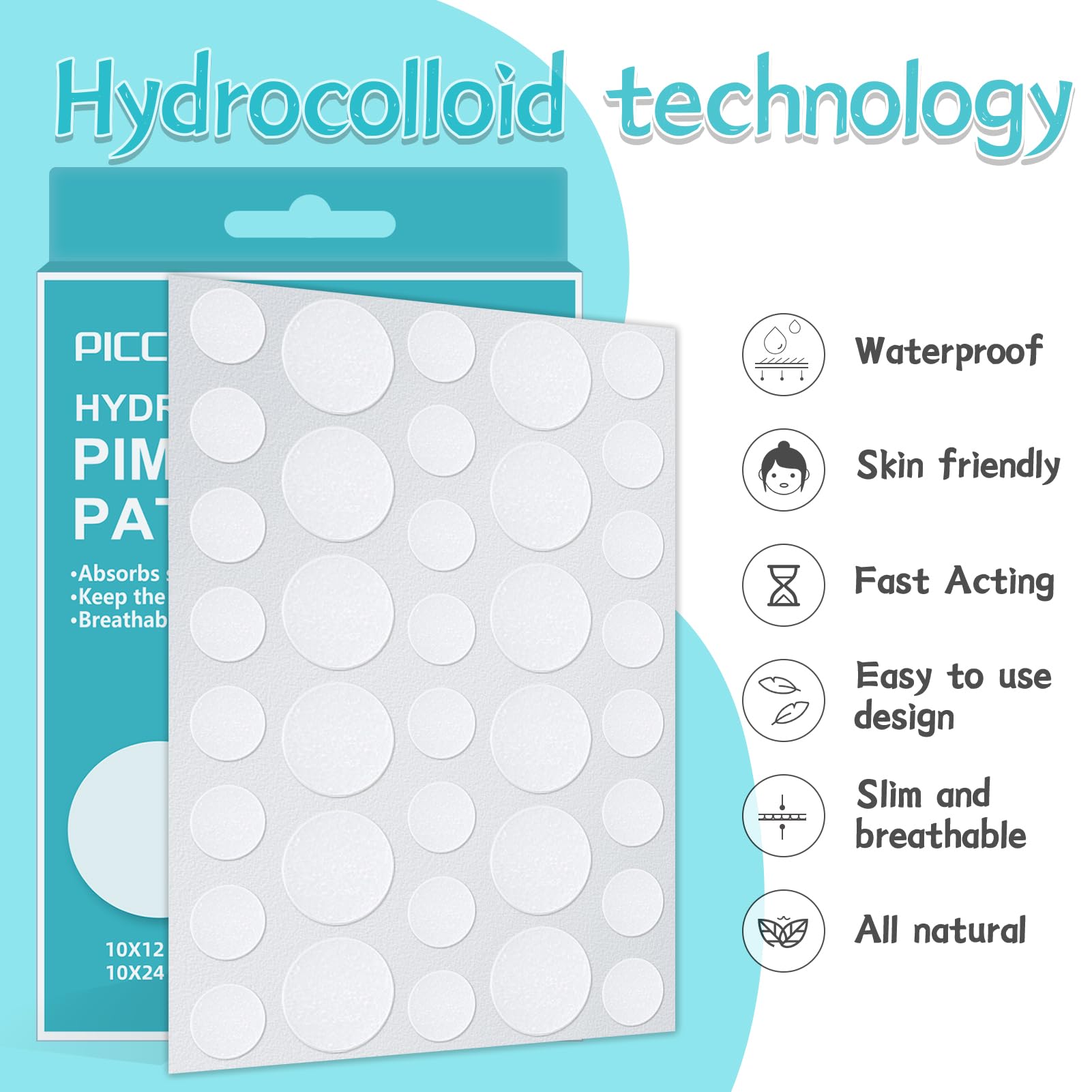 PICcircuit Pimple Patches bulk-pack 360-count for ongoing care.