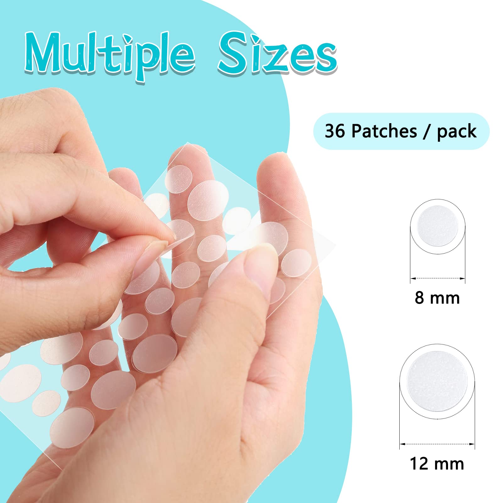 PICcircuit Pimple Patches come in 8-12mm sizes for precise coverage.