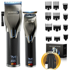 Piceve hair clipper front view shows cordless home grooming capabilities