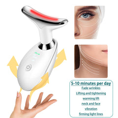 Piegricdiat massager tool curved 160-degree profile for facial and neck fit