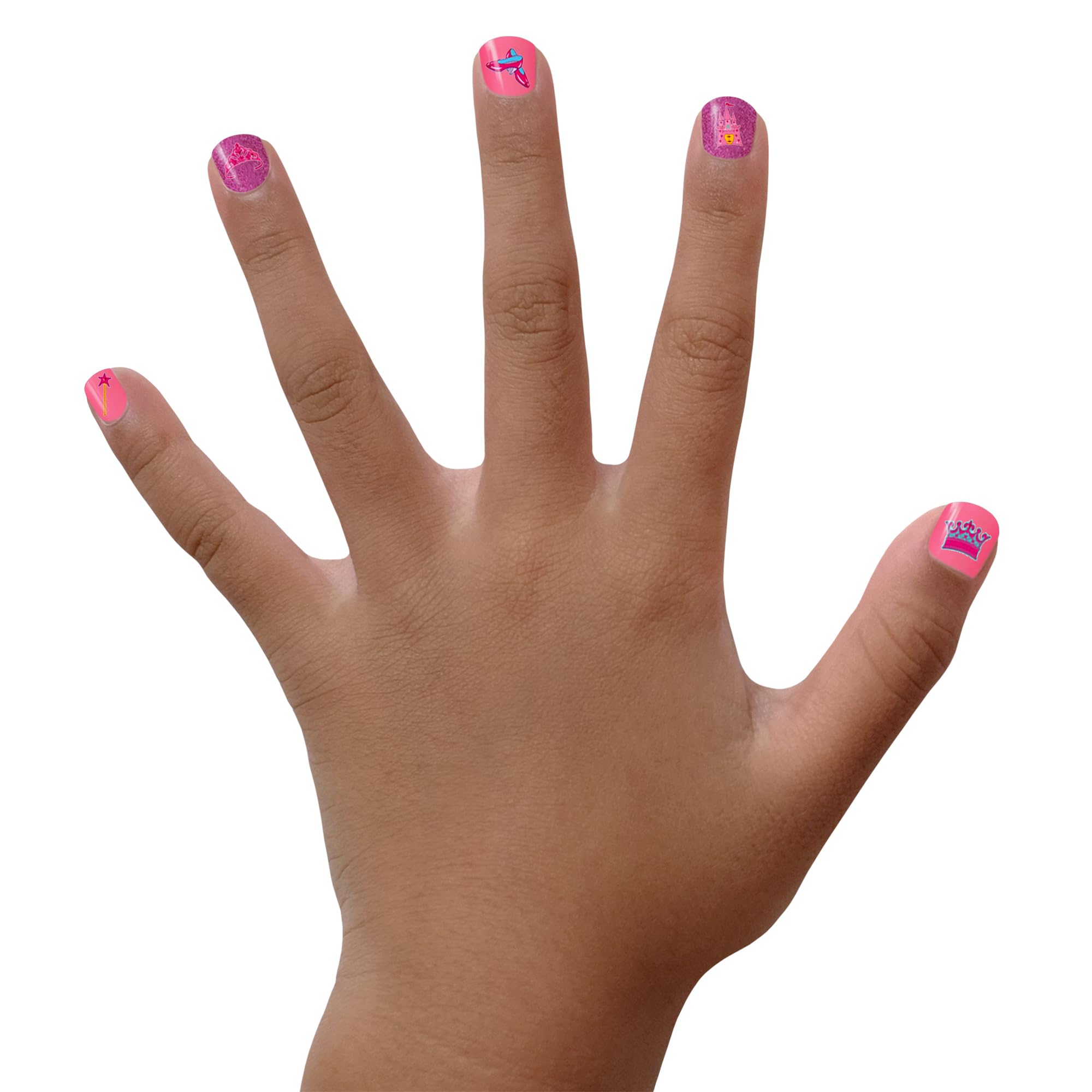 Piggy Paint Glamour Girl polish bottle highlights gentle odorless color for kids
