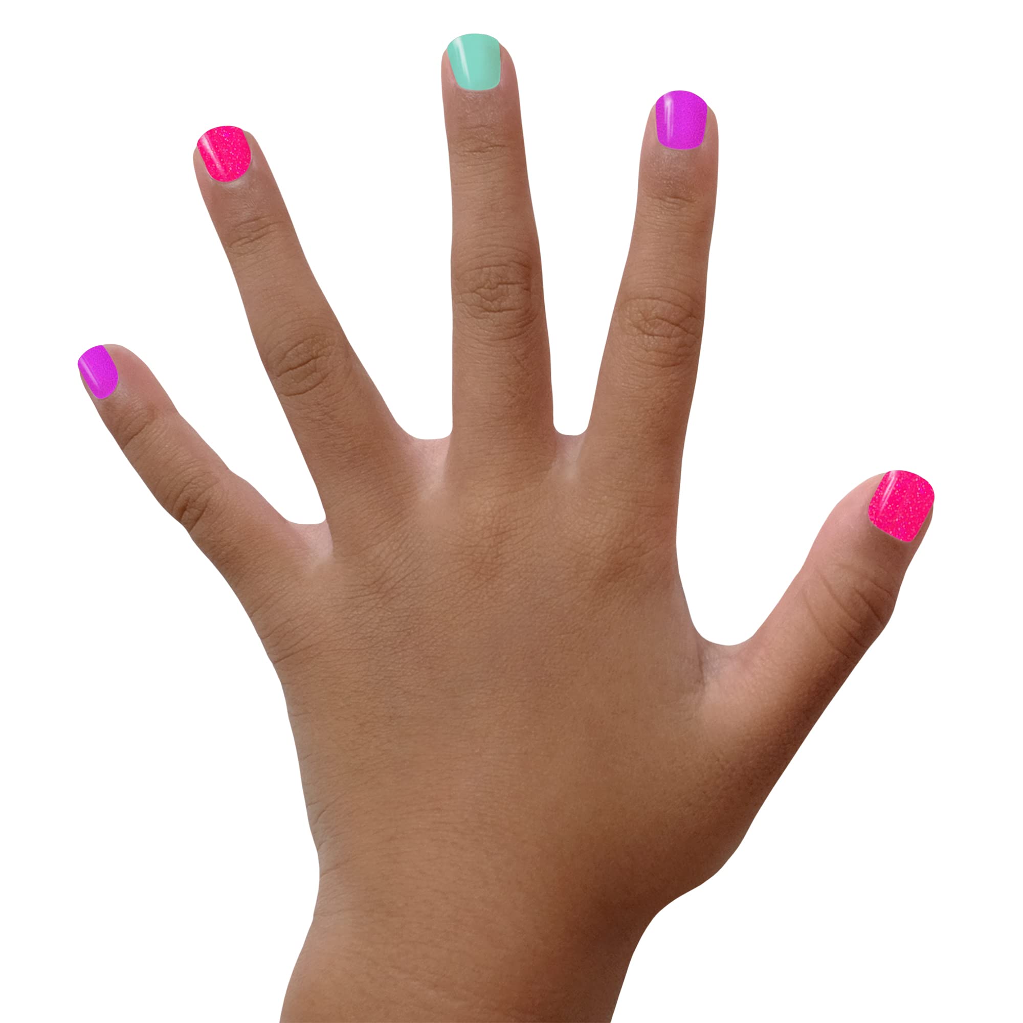 Piggy Paint Happy Hands Set water-based formula dries hard on nails
