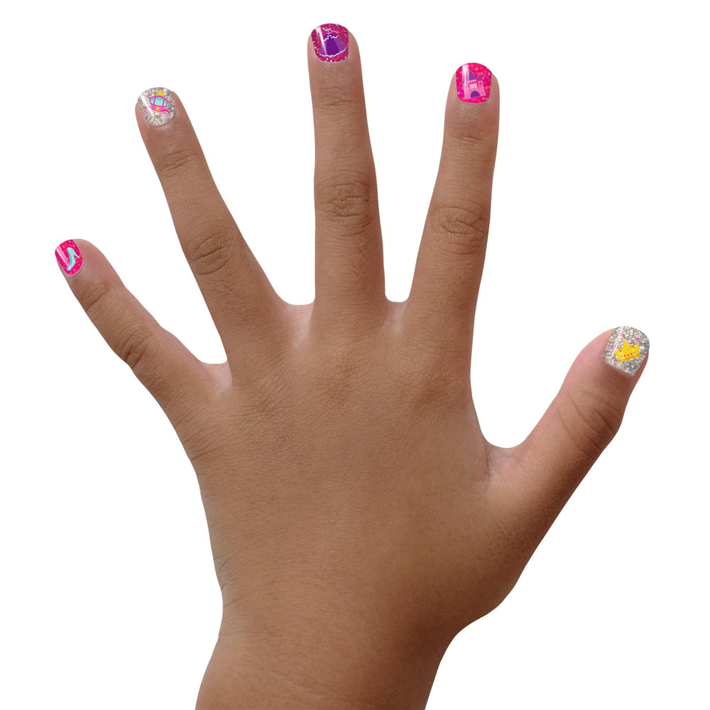 Piggy Paint Glamour Girl bottle delivering bold glitter for party nails.