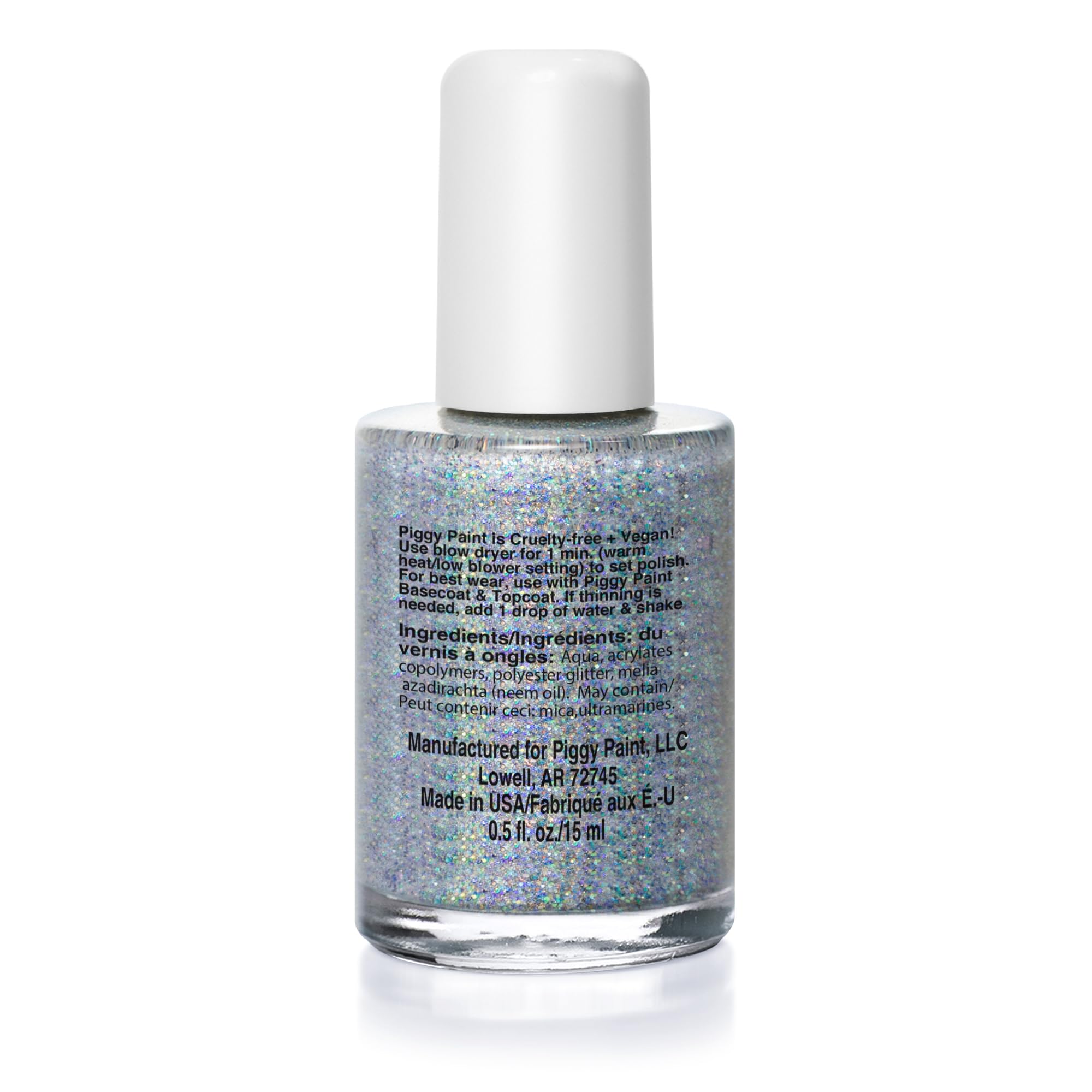 Piggy Paint water-based non-toxic formula emphasizes child safe polish