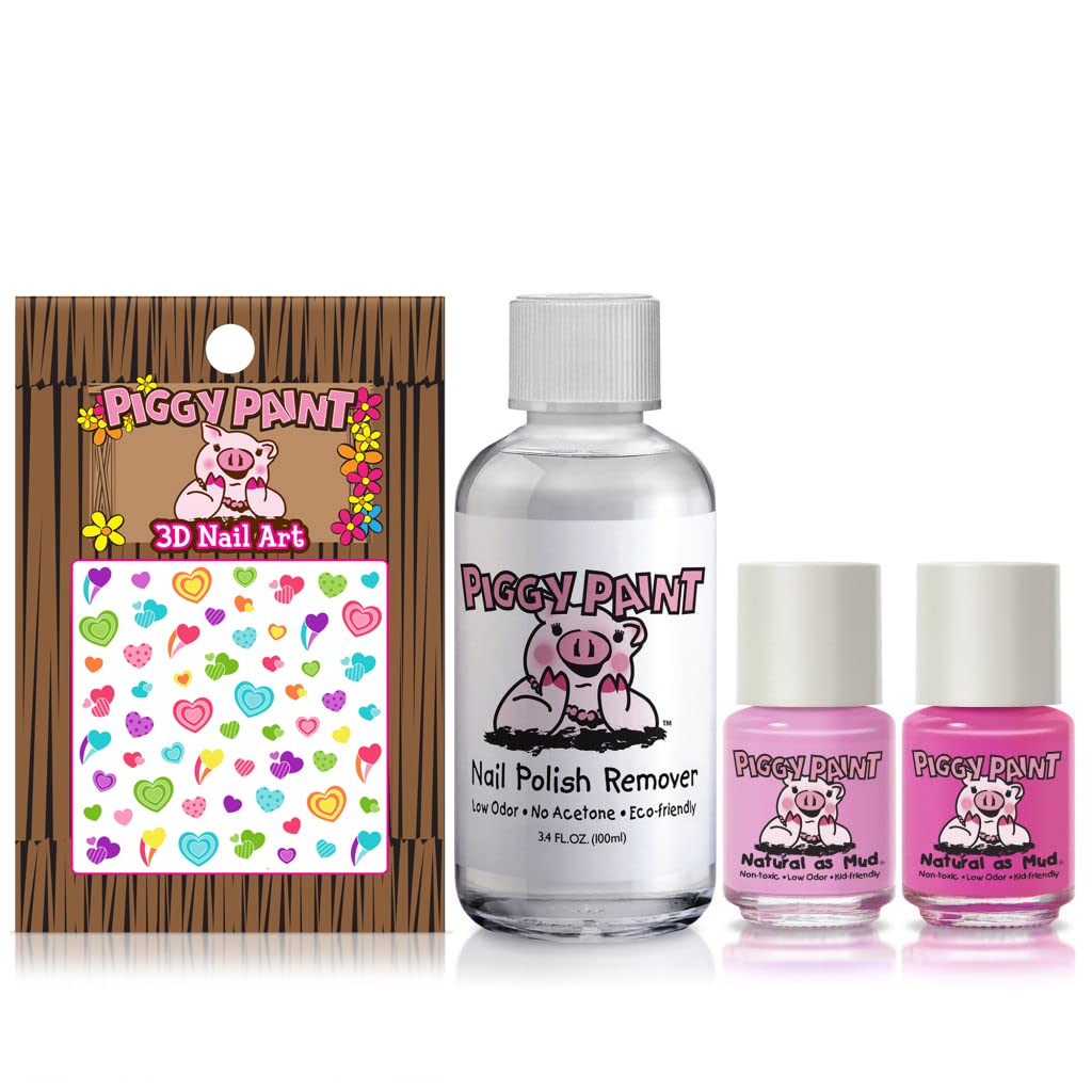 Piggy Paint water-based formula shown as odorless polish option.