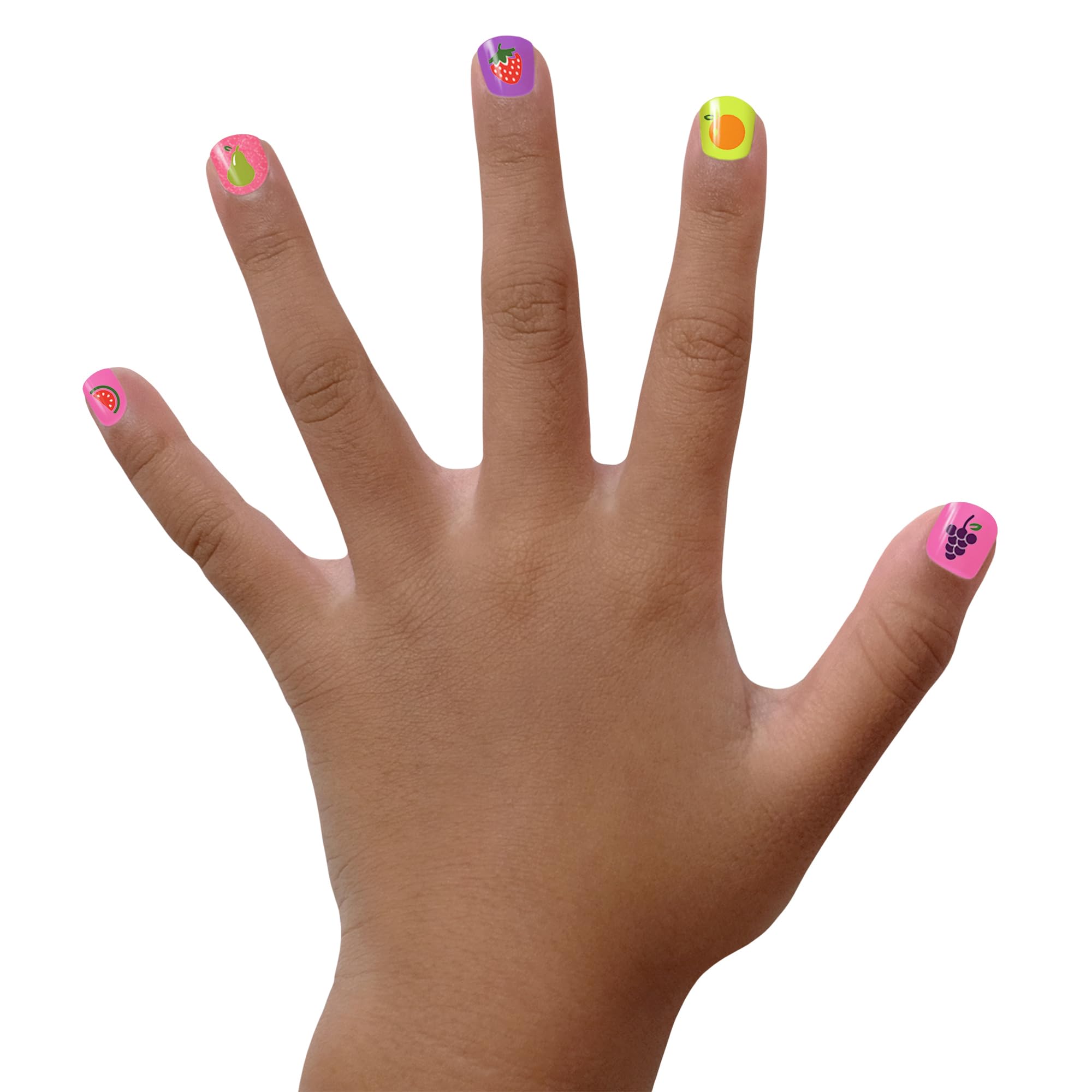 Piggy Paint water-based formula appears odorless for easy at-home manicures.
