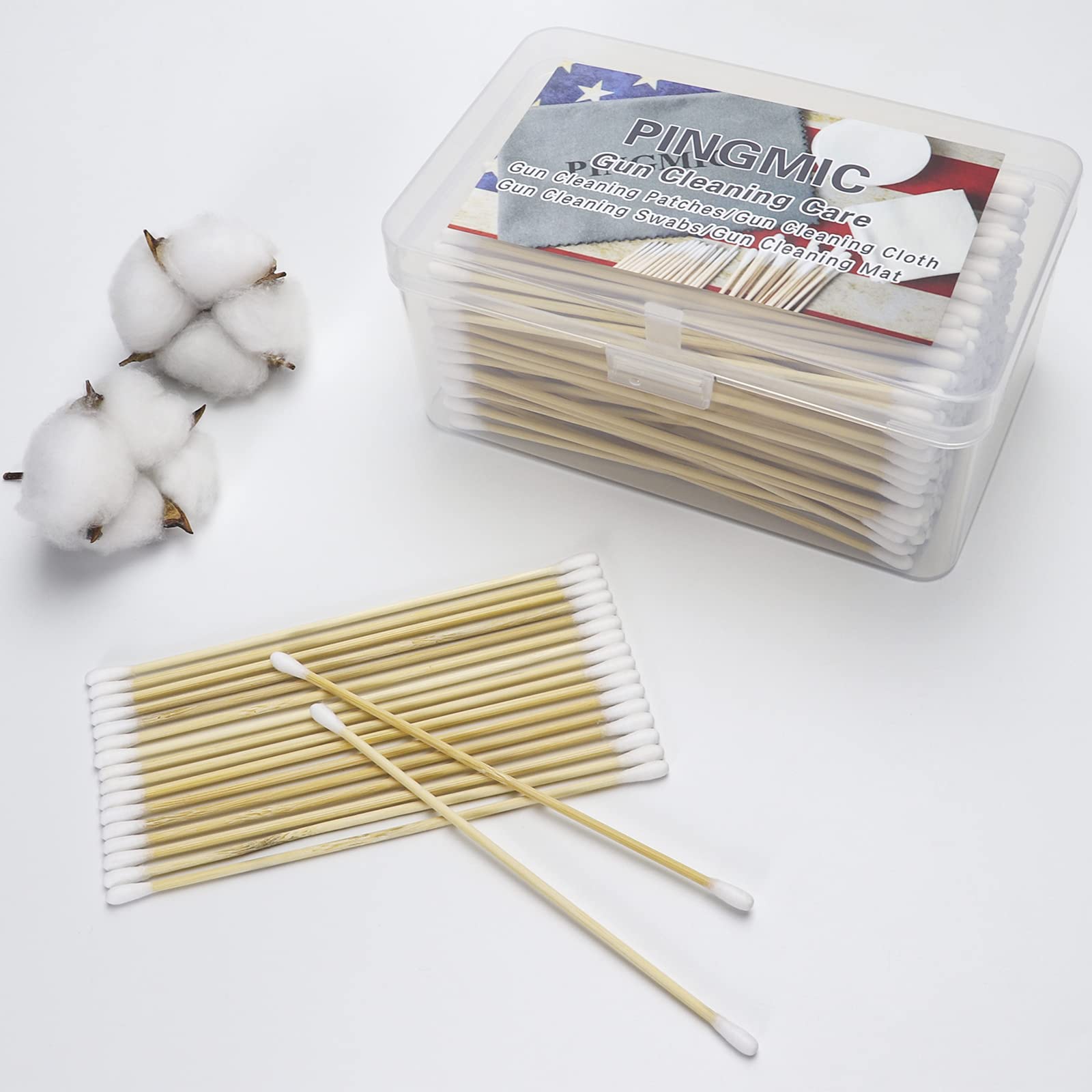 PINGMIC 400 swabs useful for pet care and makeup touch-ups.
