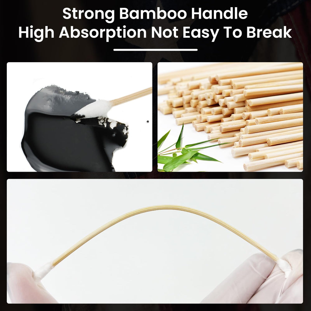 PINGMIC absorbent swabs demonstrate strong absorption for oils and solvents.