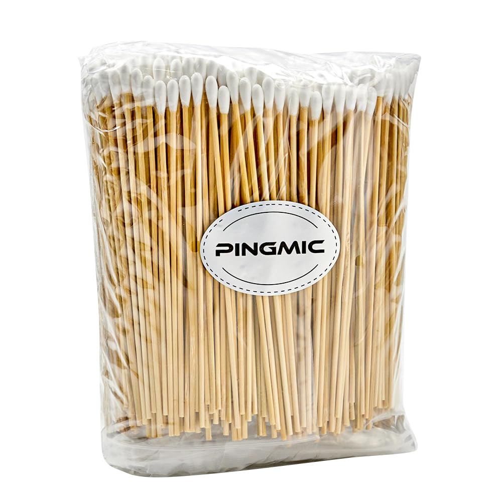 PINGMIC resealable bag packaging keeps swabs organized and portable
