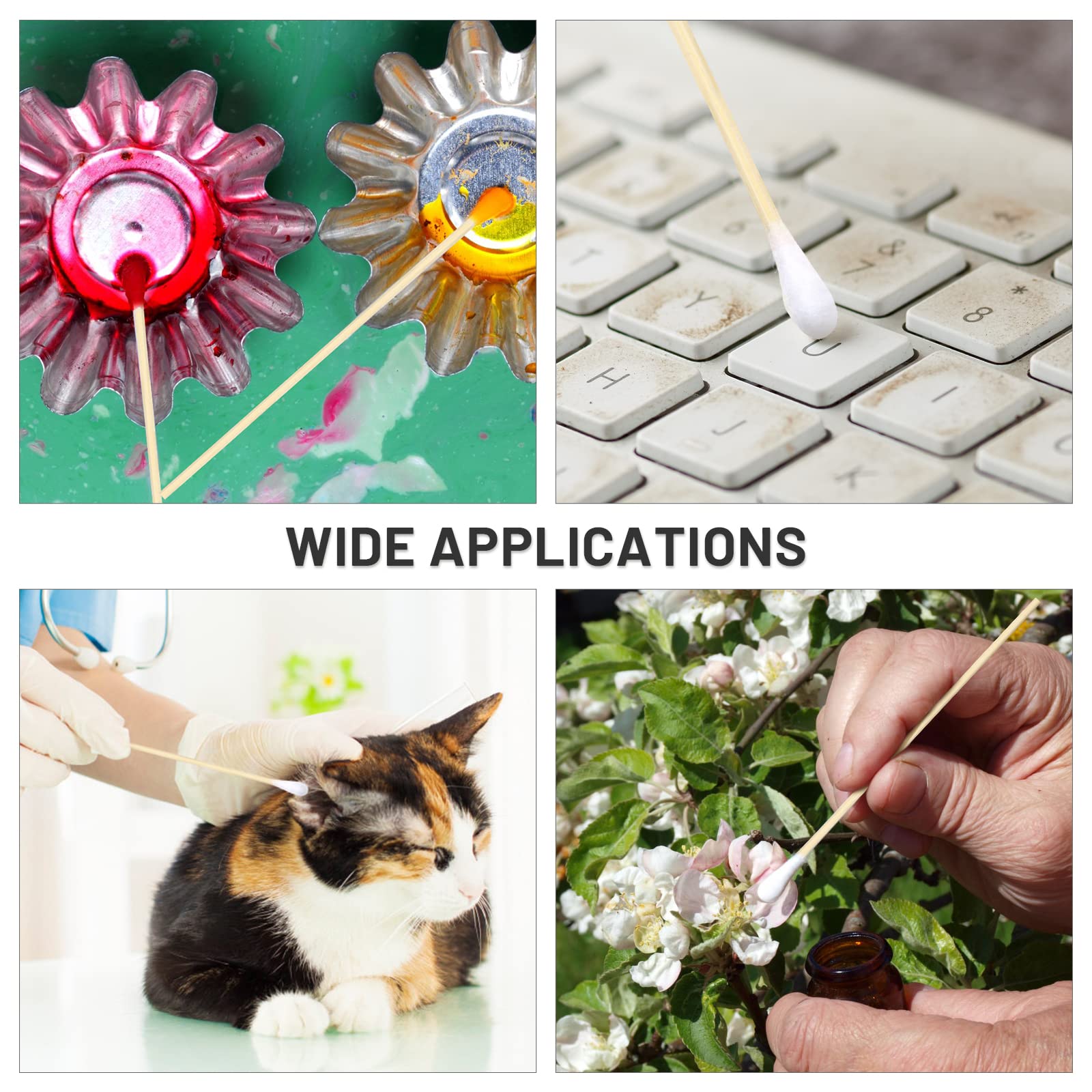 PINGMIC versatile applicators suitable for crafts, jewelry, and lightweight cleaning