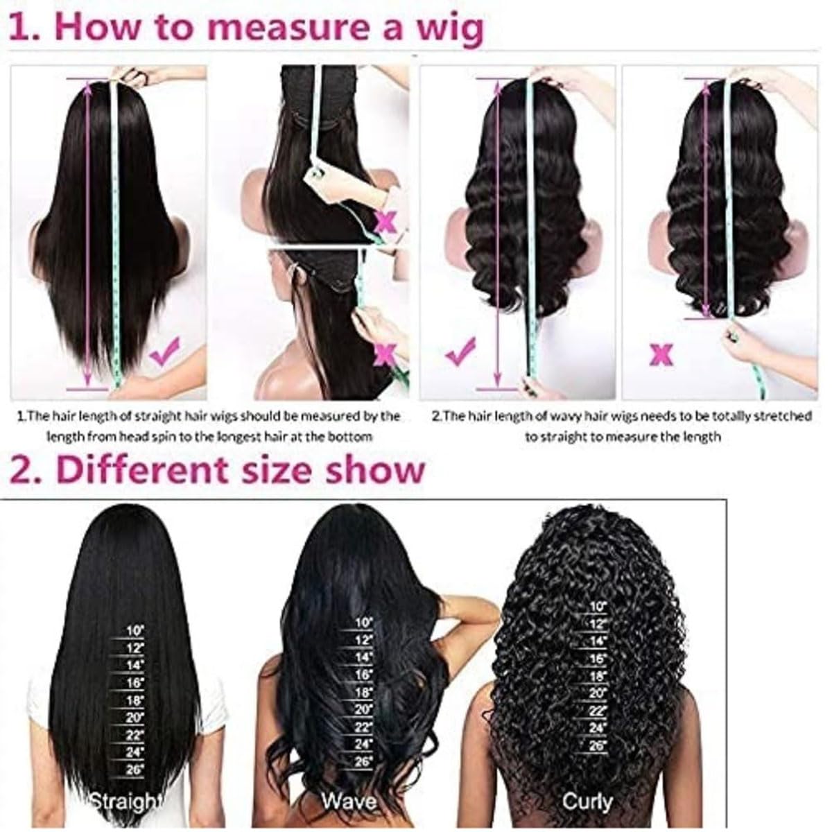Pinketer Deep Wave Lace Front Wig adjustable cap ensures secure comfort