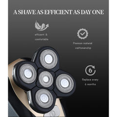 Pinkind 360-rotary shave action demonstrates smooth skin protection during use.