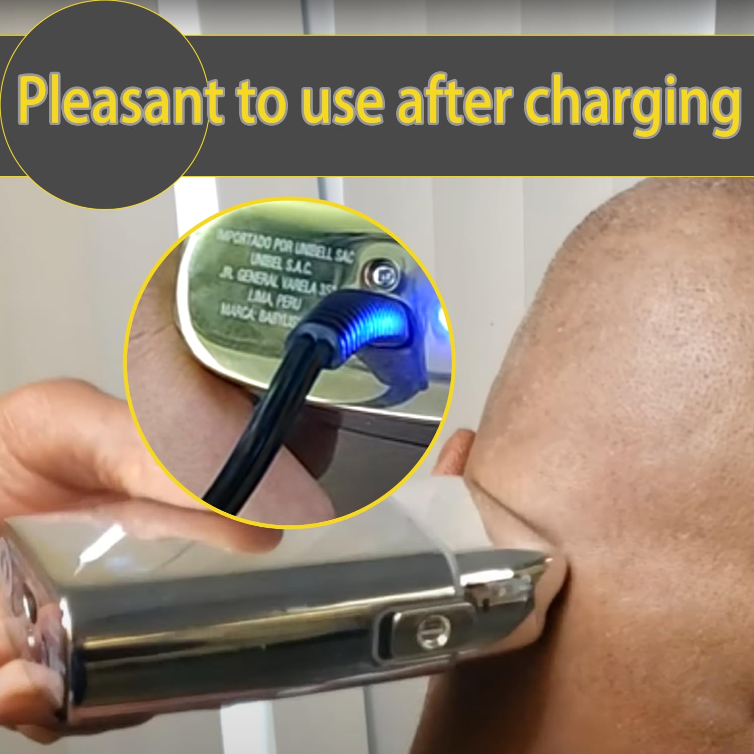 Pinkind BaBylissPRO FXFS2 charger close-up reveals durable hard sleeve.