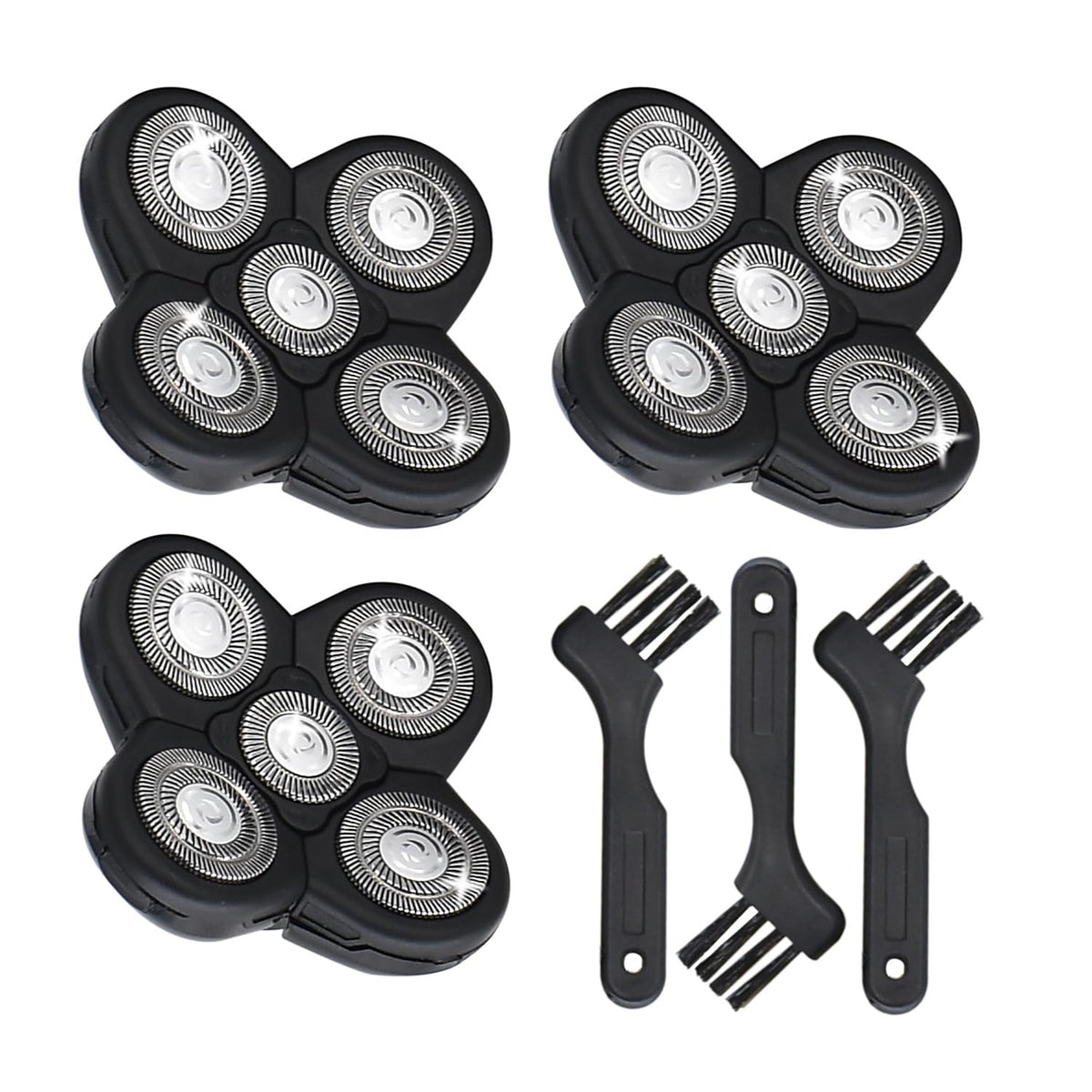 Pinkind five-head shaver blades pack offers durable blades for a close, comfortable shave.