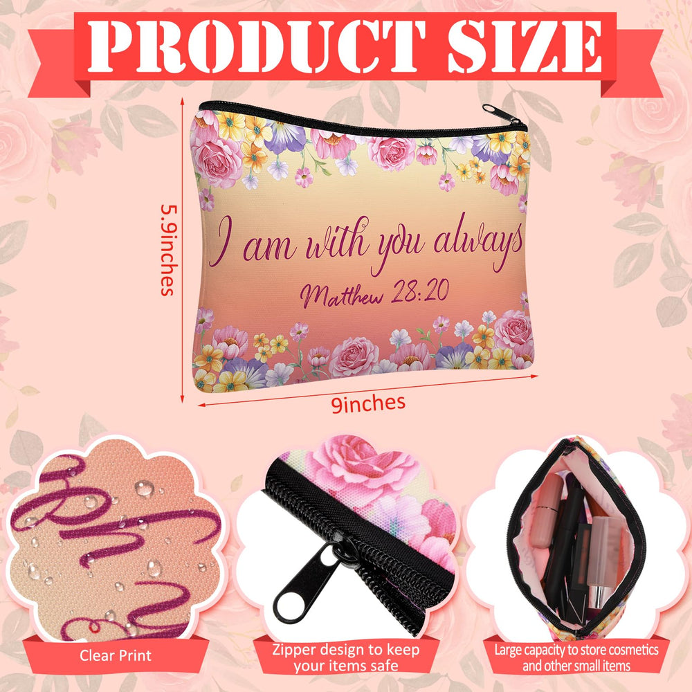 Pinkunn bright-pattern-christian-gift-bags eye-catching verses for encouragement.