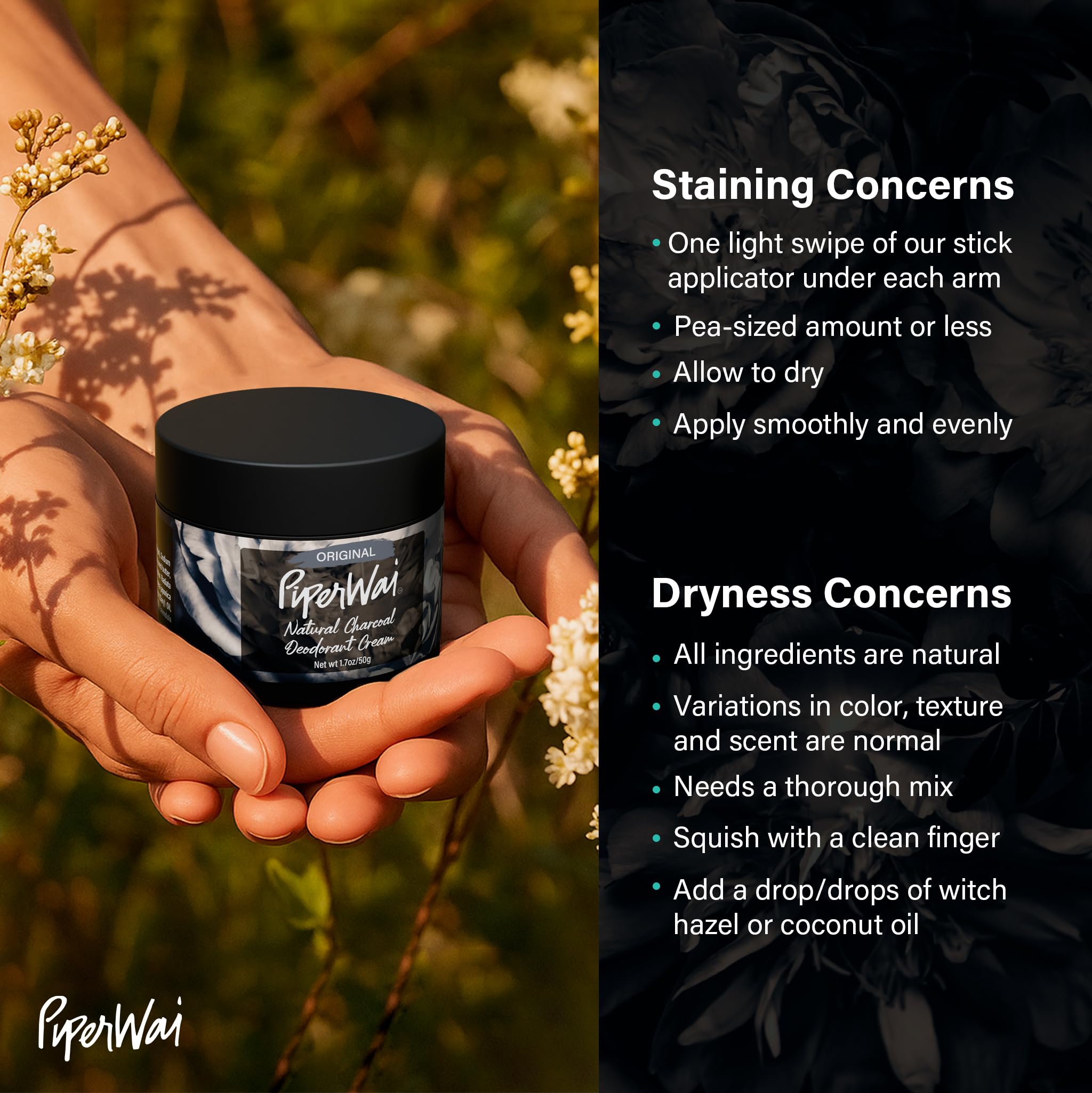PiperWai travel-size jar in gym bag offers on-the-go odor control.