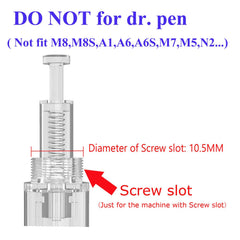 PIPM cartridges compatible with Derma Pen for precise sessions